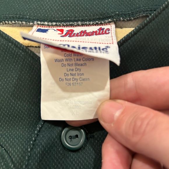 Vintage Majestic MLB Tampa Bay Rays Authentic XL men’s jersey. - Picture 6 of 10